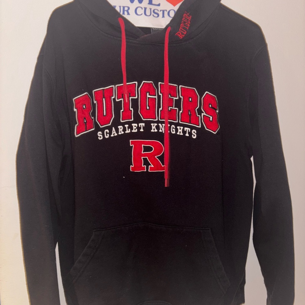 Rutgers Scarlet Knights Black Hoodie